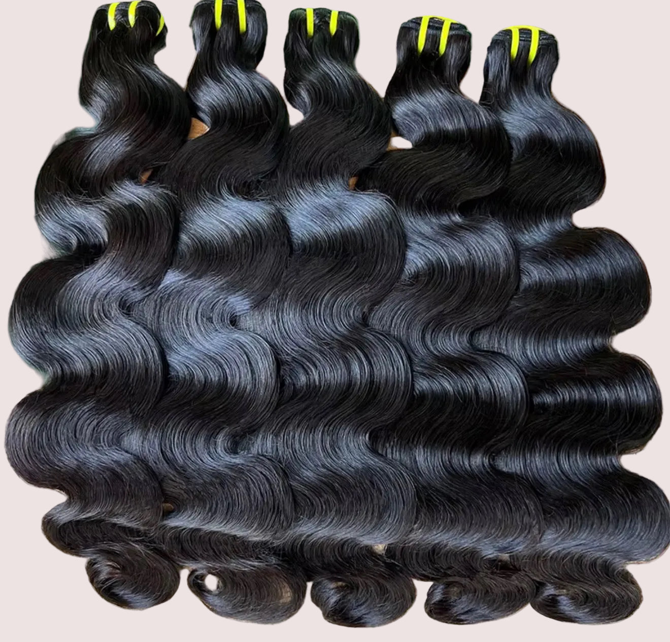 Extensiones 100% humanas onduladas.